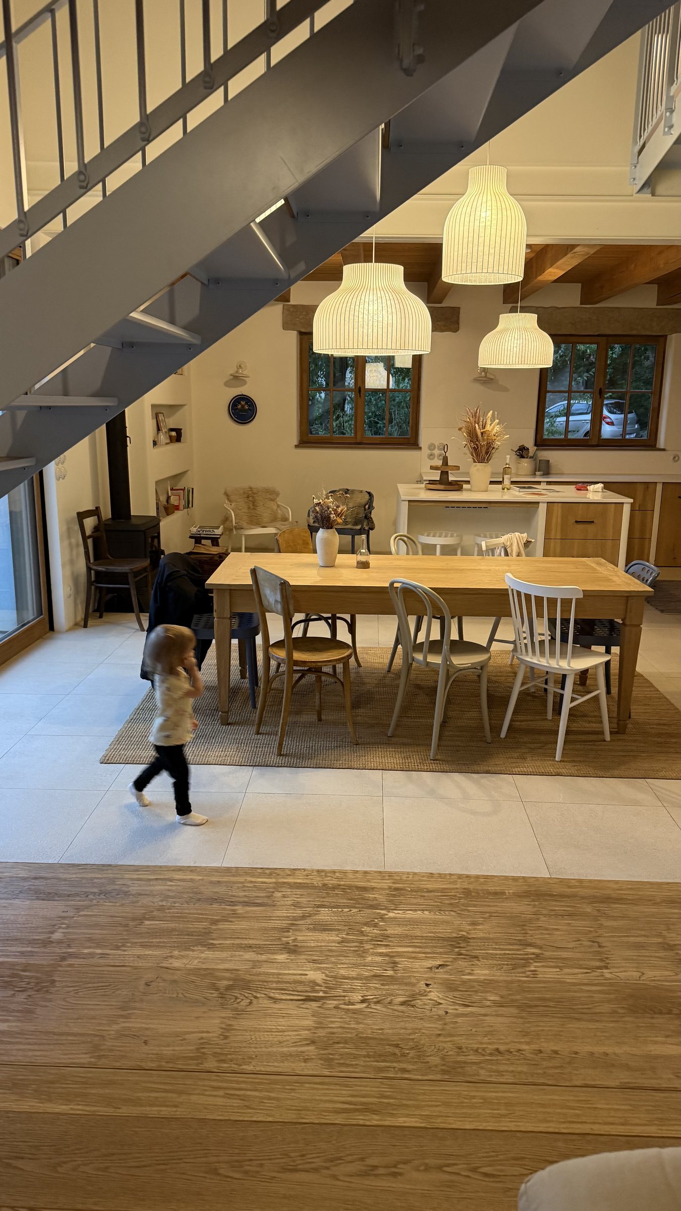 Light-filled cottage interior